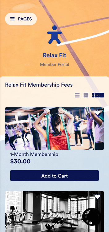 Template fitness-app-template