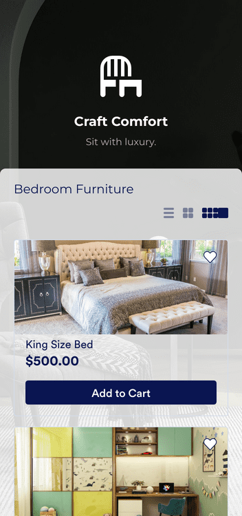 Template furniture-store-app