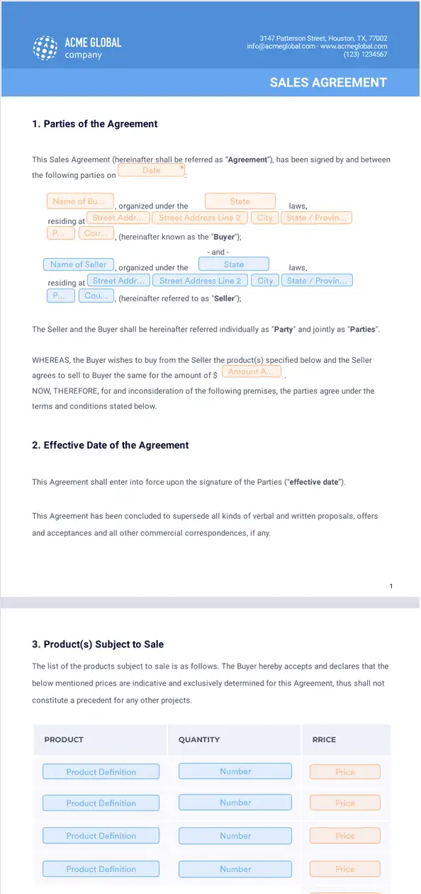 Template sales-agreement-template