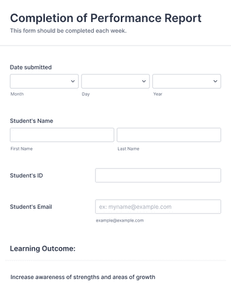 Template student-perfomance-evaluation-form