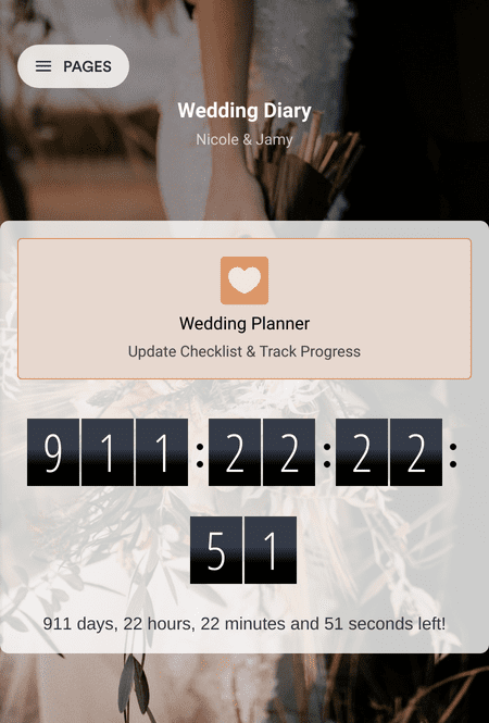 Template wedding-planning-app
