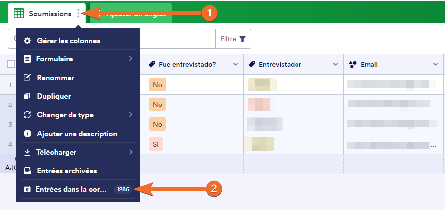 Comment supprimer les données des soumissions sur votre formulaire Image-5