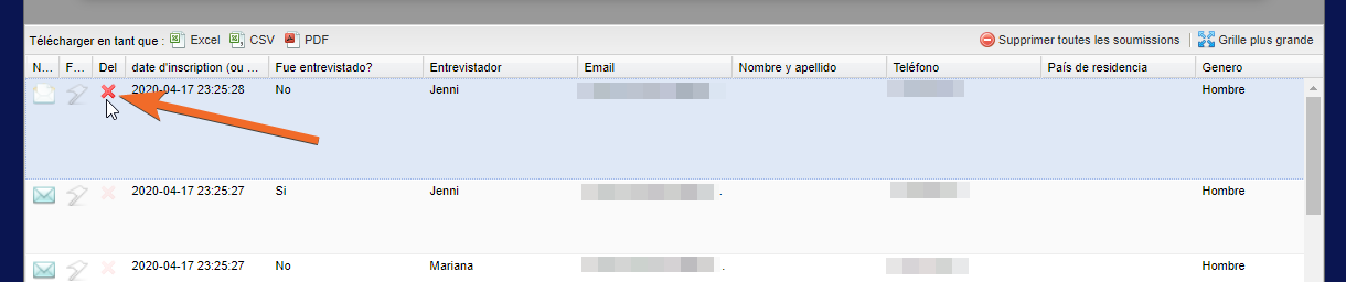 Comment supprimer les données des soumissions sur votre formulaire Image-9