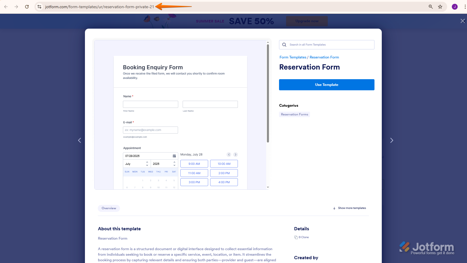 Bonjour, je viens vers vous car je ne peux plus enregistrer de template Jotform Screenshot 62