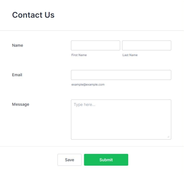 Jotform form with default line spacing