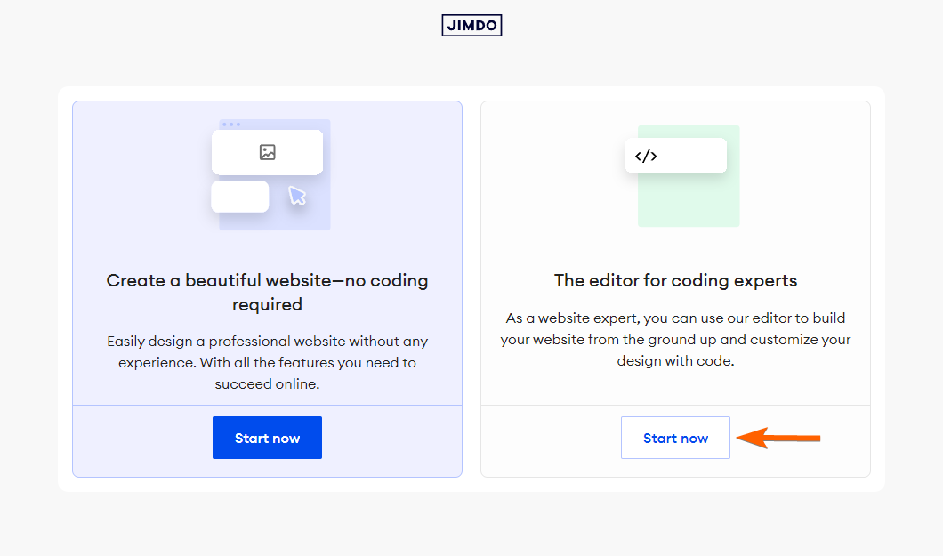 Editor for coding expert option in Jimdo Product Picker page