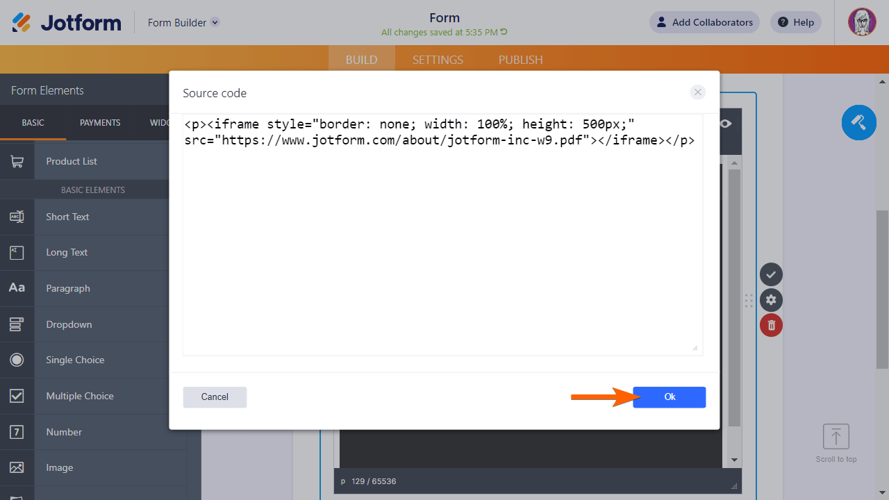 Cara Menampilkan Dokumen PDF pada Formulir Anda Image-4