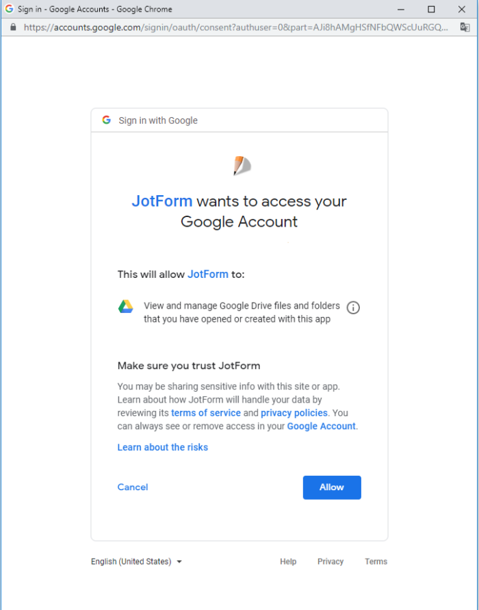Send Your Form Uploads to Google Drive Image-6