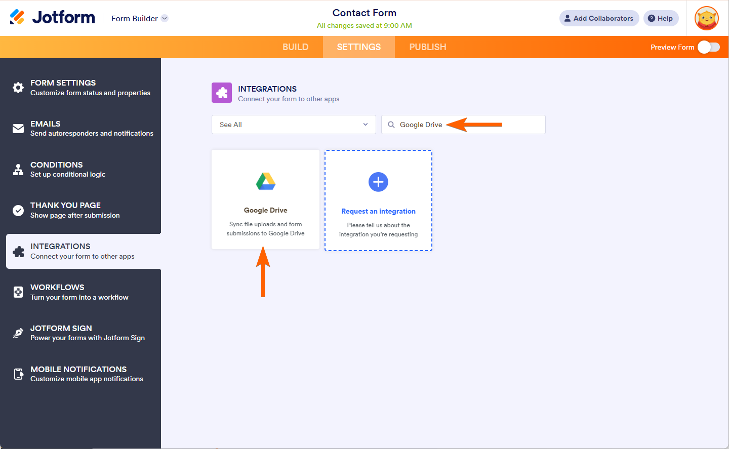 How to Integrate Your Form With Google Drive Image-1