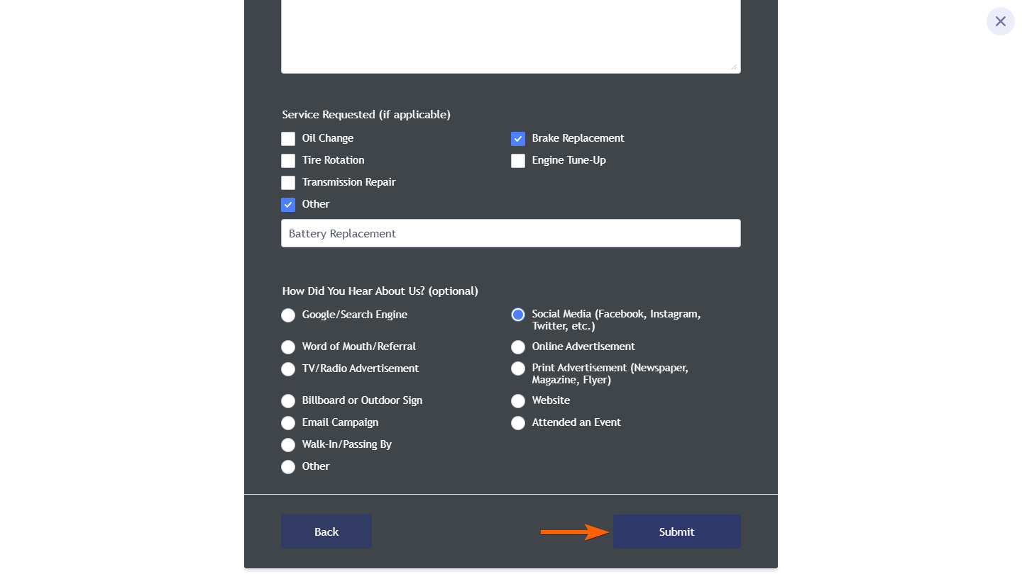 Resubmitting form in Edit Entry screen of the Jotform Tables