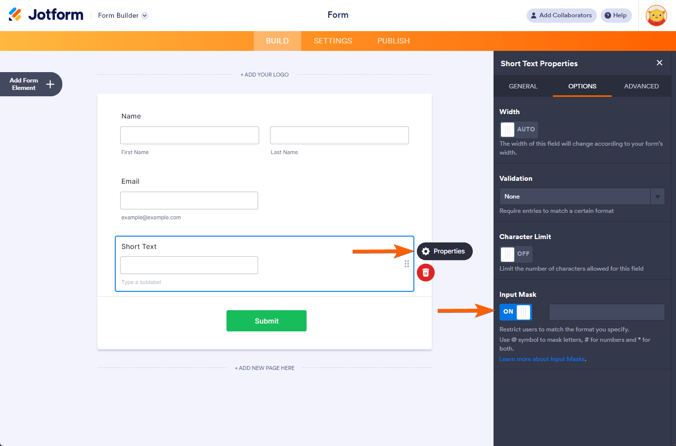 How to Set Content Mask on a Form Field Based on Another Field Input Image-1