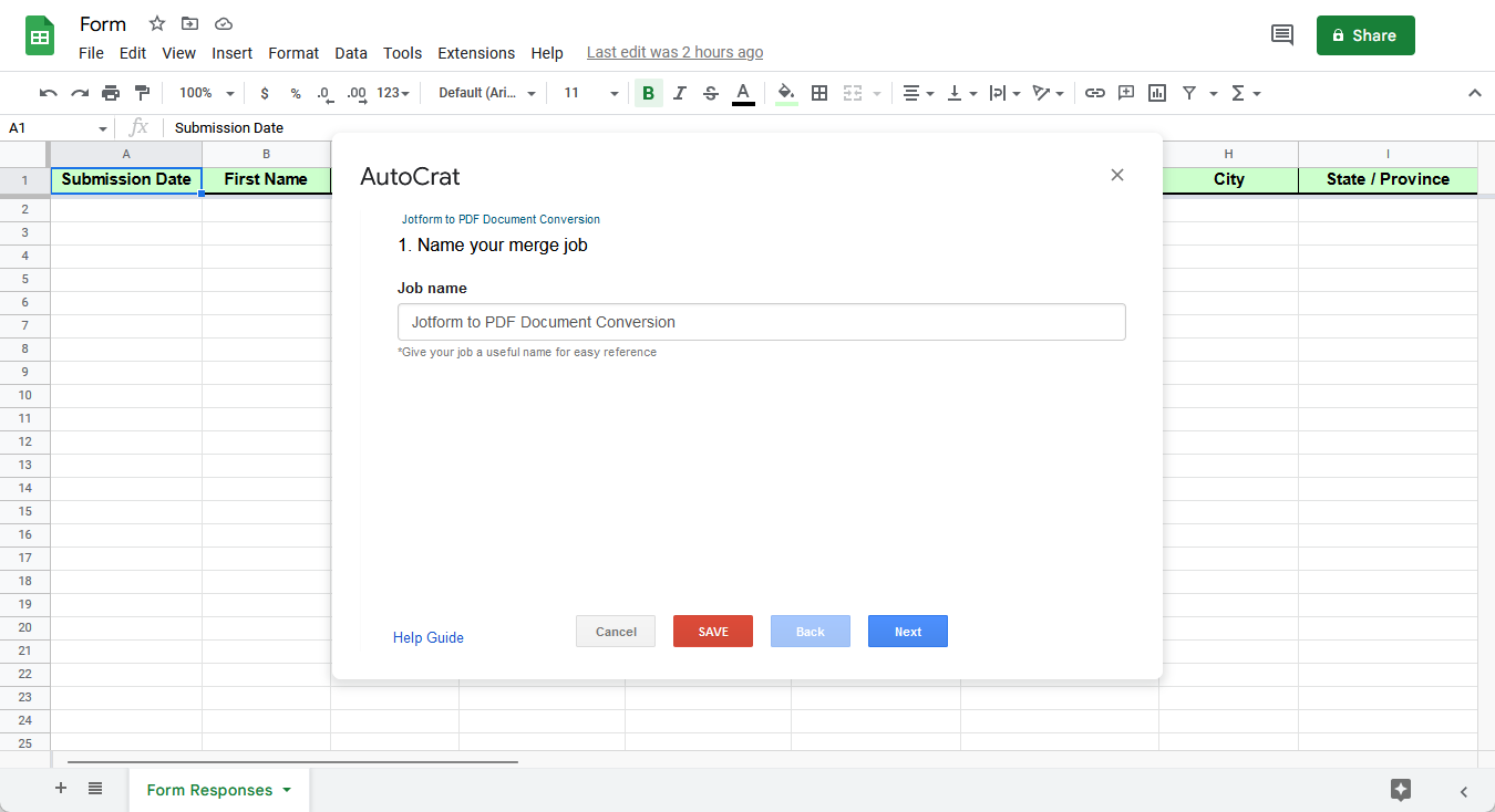 jotform-google-sheet-autocrat-new-job-title