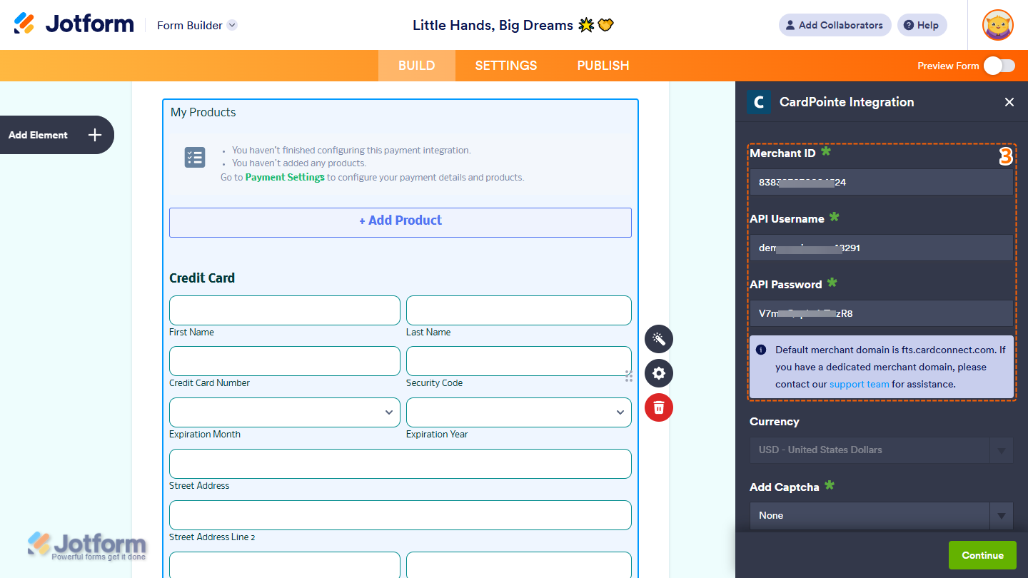 How to Integrate Your Form With CardPointe (CardConnect) Image-3