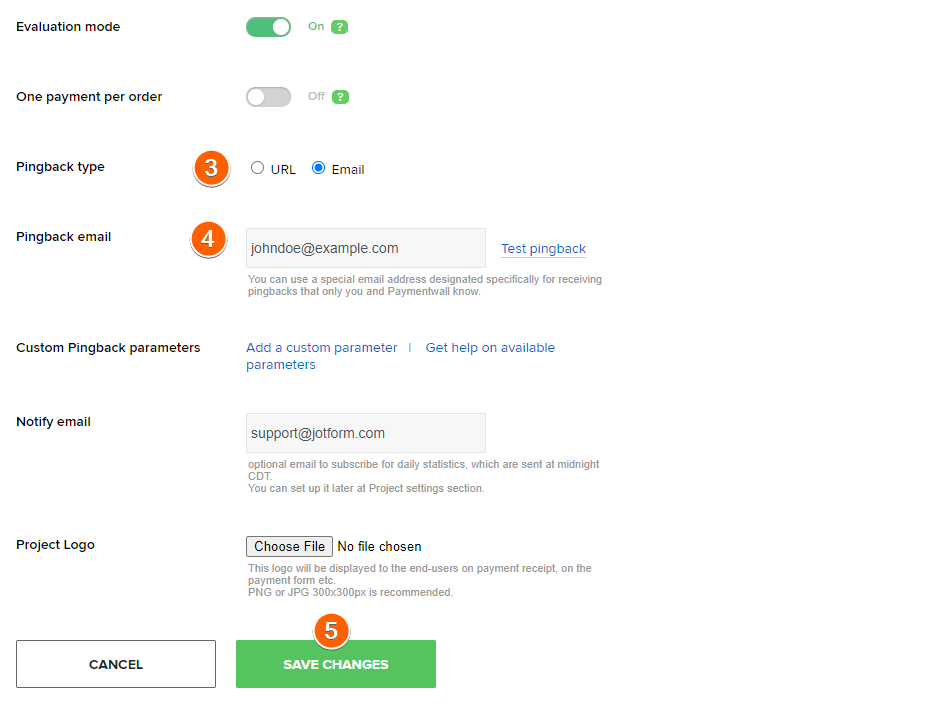 Wie integriert man Paymentwall in Jotform? Image-2