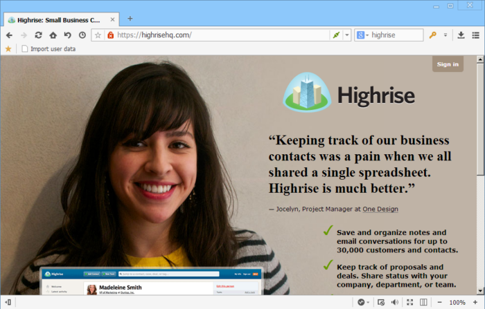 Easy Contact Management with Highrise