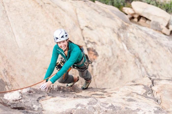 Rock Climbing Woman