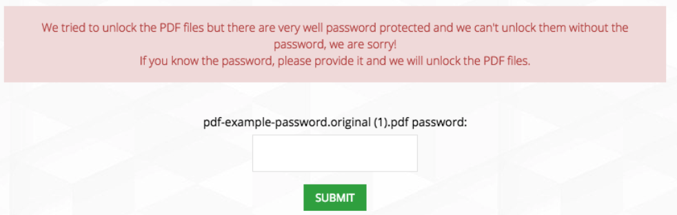 Enter password - ILovePDF