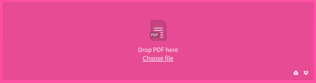 Drop PDF here - SmallPDF
