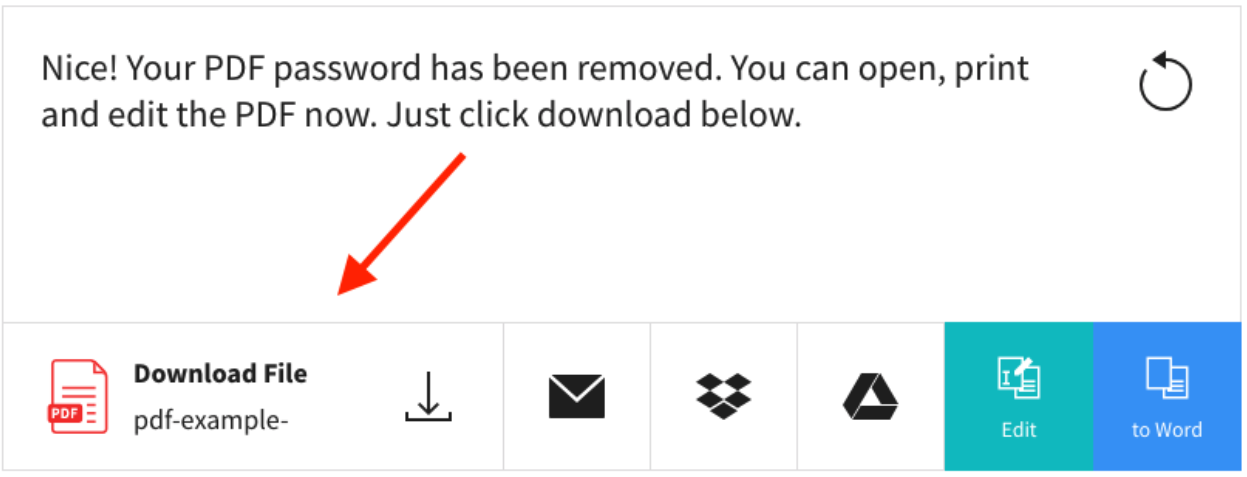 Password Removed - SmallPDF