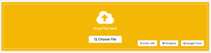 Select the file, PDF2Go