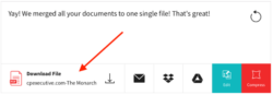 Archivos fusionados, SmallPDF
