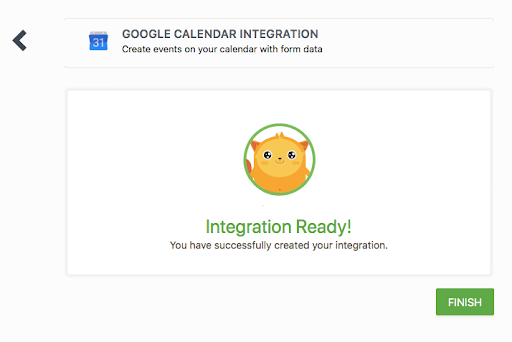 google calendar integration jotform
