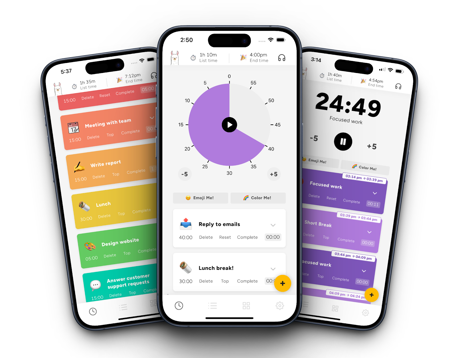 User Interface of LLama Life