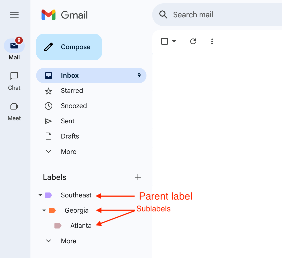 Gmail Labels