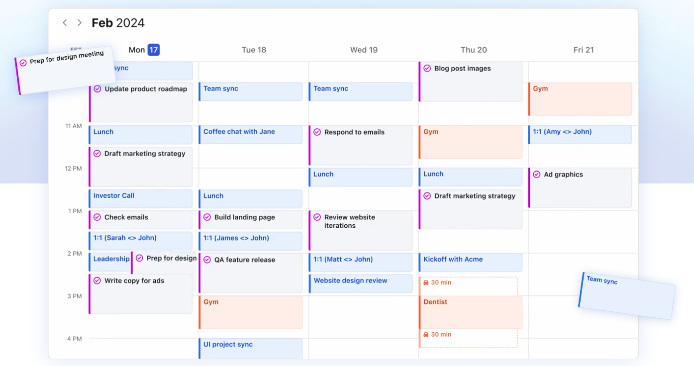 User Interface of Motion