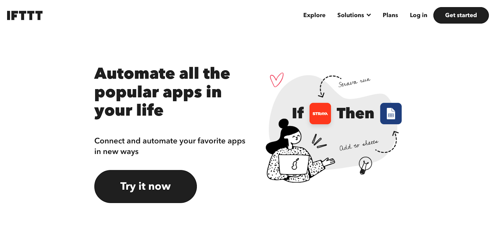 IFTTT Landing Page