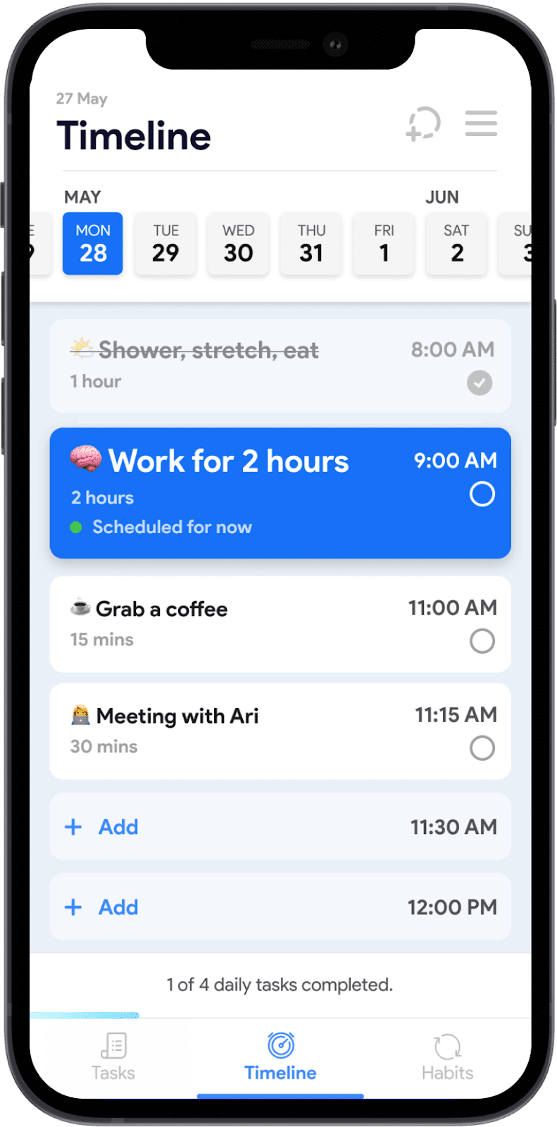 User Interface of YooDoo