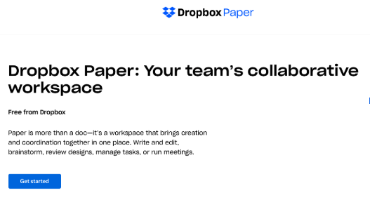 dropbox paper