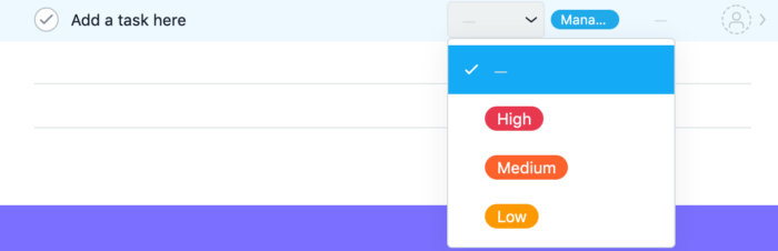 Asana tasks