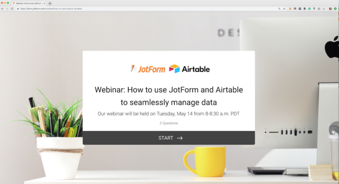 Jotform cards