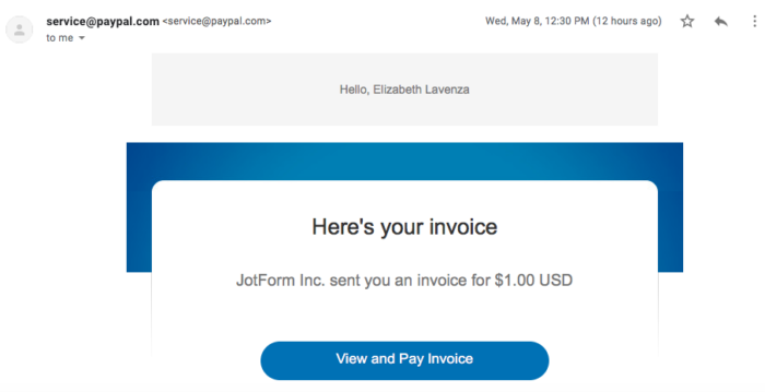 PayPal Invoicing