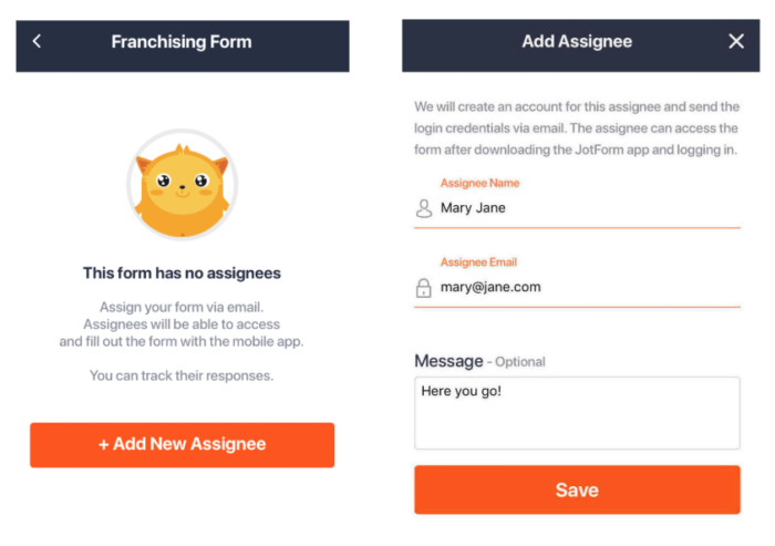 form features