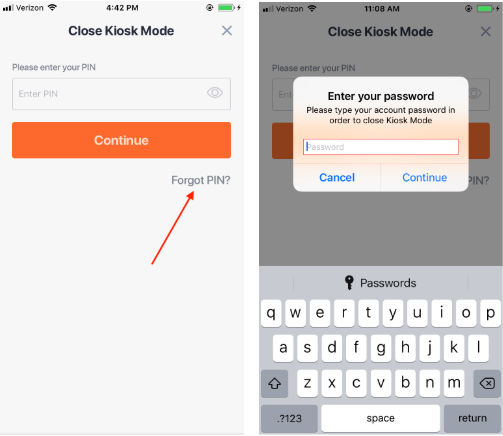Jotform kiosk mode