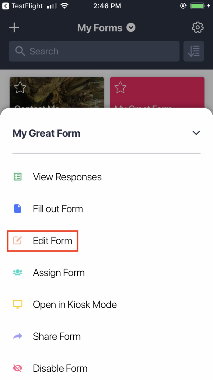 special form fields