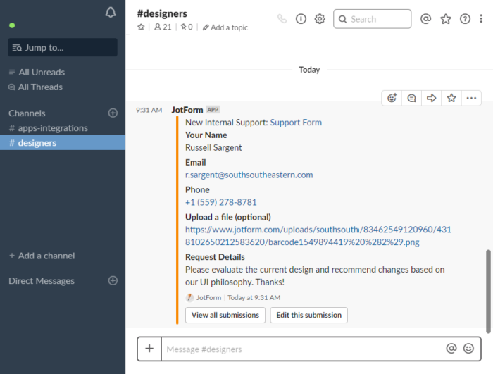 Get form responses in a flash with our new Slack integration Image-1