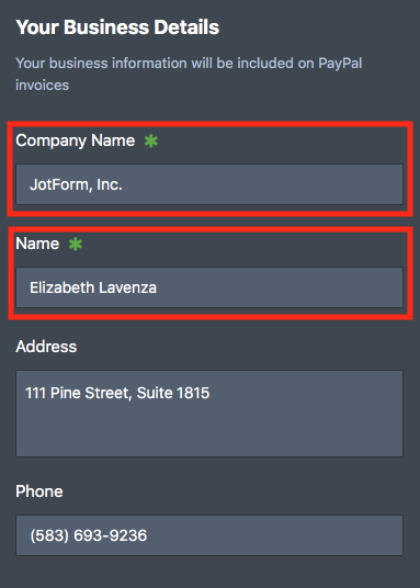 Jotform + PayPal Invoicing integration: A new way to bill Image-2