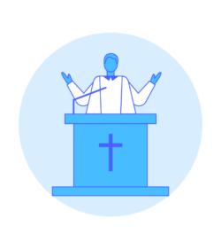 Delivery of the sermon