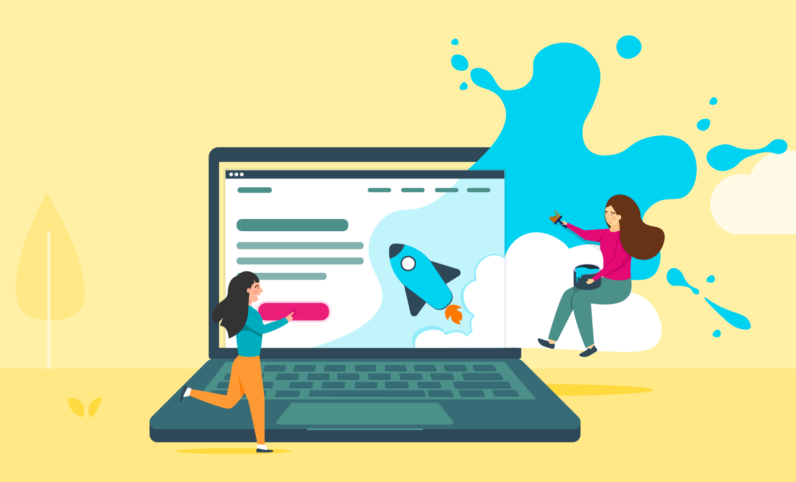landing page