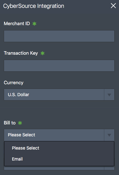 bill to field