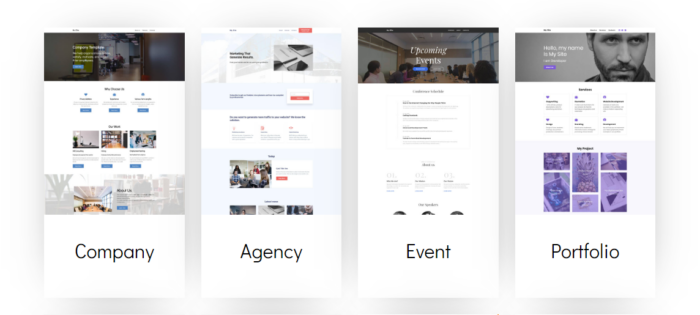 selection of 8B templates