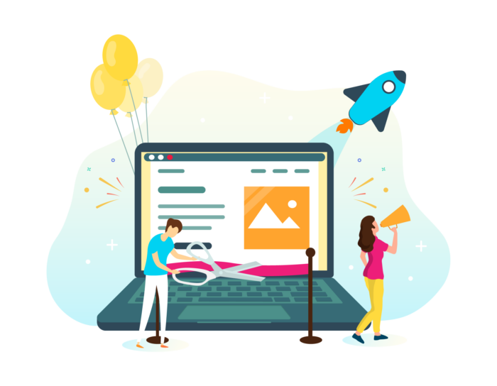 coming soon landing page opening