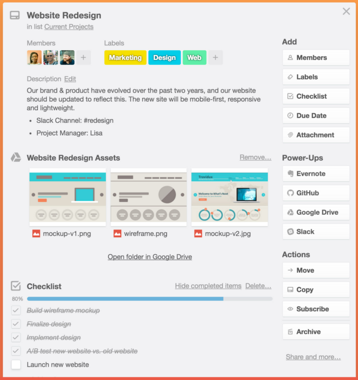 trello board for designers