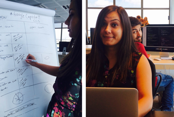 planning daily tasks on the board