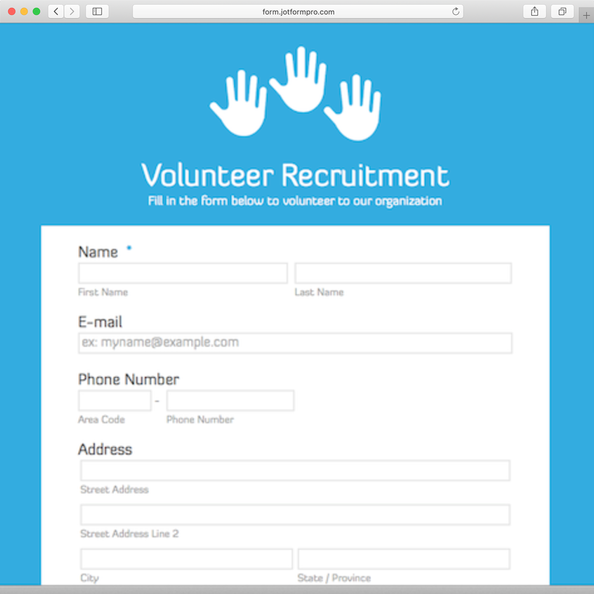 Volunteer Recruitment 
