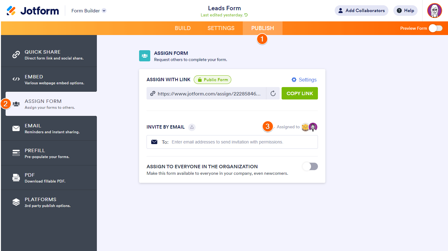 Pasos para configurar correos electrónicos de recordatorio en Jotform