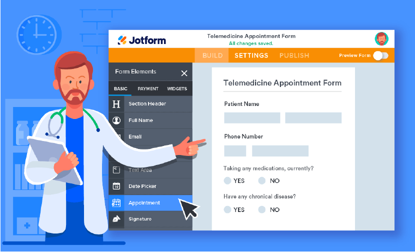 How Dr. Miami uses Jotform to collect patient information